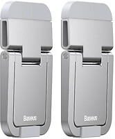 Фото Baseus Slim Laptop Kickstand Silver (2PCS)