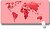Фото Voltronic Карта мира Pink (SJDT-08)