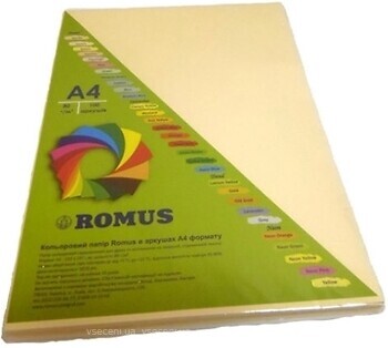 Фото Romus A4 160g/m2 100 sheets Creamy (R50546)