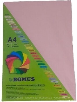 Фото Romus A4 160g/m2 100 sheets Pink Flamingo (R50607)