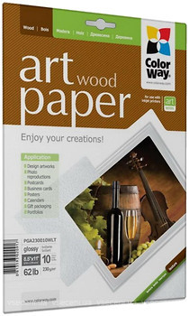 Фото ColorWay Letter Art Glossy Wood (PGA230010WLT)