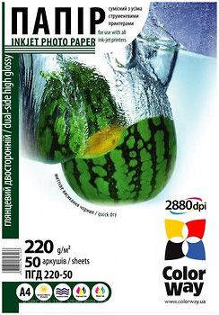 Фото ColorWay Glossy Two-sided (PGD220050A4)