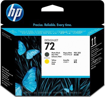 Фото HP 72 Matte Black/Yellow (C9384A)