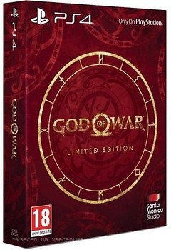 Фото God of War: Limited Edition (PS4), Blu-ray диск