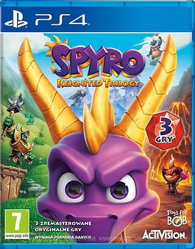 Фото Spyro Reignited Trilogy (PS4), Blu-ray диск