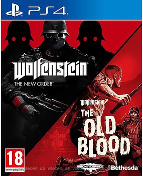 Фото Wolfenstein: The New Order & Wolfenstein: The Old Blood (PS4), Blu-ray диск