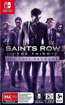 Фото Saints Row: The Third - The Full Package (Nintendo Switch), картридж