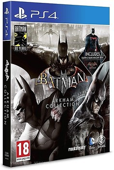 Фото Batman: Arkham Collection Steelbook Edition (PS4), Blu-ray диск