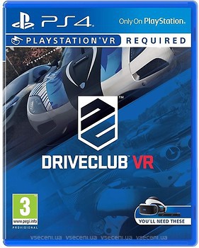 Фото Driveclub VR (PS4), Blu-ray диск