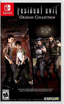 Фото Resident Evil Origins Collection (Nintendo Switch), картридж