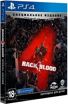 Фото Back 4 Blood. Steelbook Special Edition (PS4, PS5 Upgrade Available), Blu-ray диск