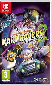 Фото Nickelodeon Kart Racers 2: Grand Prix (Nintendo Switch), картридж