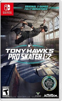 Фото Tony Hawk's Pro Skater 1 + 2 (Nintendo Switch), картридж