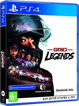 Фото Grid Legends (PS4, PS5 Upgrade Available), Blu-ray диск