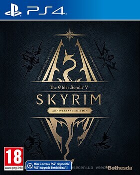 Фото The Elder Scrolls V: Skyrim Anniversary Edition (PS4, PS5 Upgrade Available), Blu-ray диск