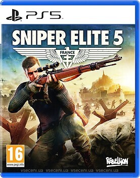 Фото Sniper Elite 5 (PS5, PS4), Blu-ray диск