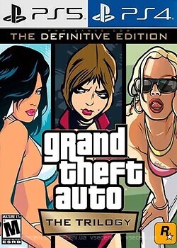 Фото Grand Theft Auto: The Trilogy – The Definitive Edition (PS5, PS4), Blu-ray диск