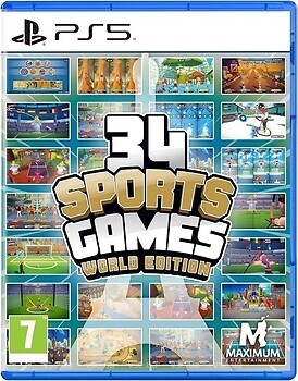 Фото 34 Sports Games World Edition (PS5), Blu-ray диск