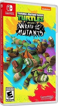 Фото Teenage Mutant Ninja Turtles Arcade: Wrath of the Mutants (Nintendo Switch), картридж
