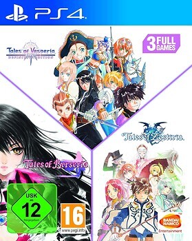 Фото Tales of Vesperia + Tales of Berseria + Tales of Zestiria (PS4), Blu-ray диск