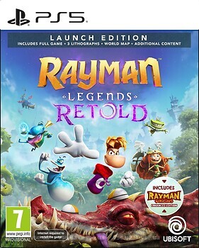 Фото Rayman Legends Retold Launch Edition (PS5), Blu-ray диск