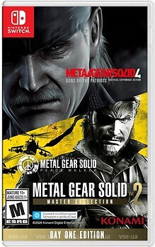 Фото Metal Gear Solid: Master Collection Vol. 2 Day One Edition (Nintendo Switch), картридж