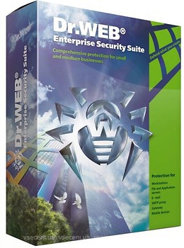 Фото Dr.Web Desktop Security Suite комплексний захист + ЦУ для 20 ПК на 3 роки (LBW-BC-36M-20-A3)