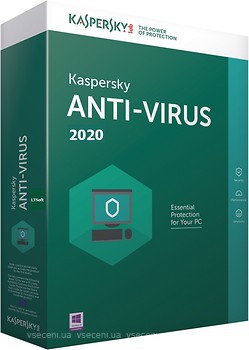 Фото Kaspersky Anti-Virus 2020 для 1 ПК на 1 рік (5056244903206)