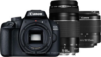 Фото Canon EOS 4000D Double Kit 18-55 75-300