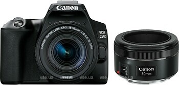 Фото Canon EOS 250D Kit 18-55 IS STM + EF 50 f/1.8 STM
