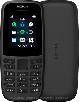 Фото Nokia 105 (2019) Black Dual Sim