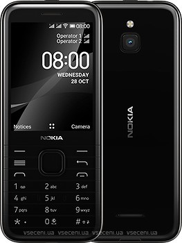 Фото Nokia 8000 Dual Sim Onyx Black