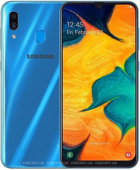 Фото Samsung Galaxy A30 3/32Gb Blue (SM-A305FD)