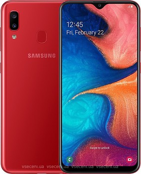 Фото Samsung Galaxy A20 3/32Gb Red (SM-A205FD)