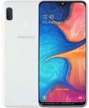 Фото Samsung Galaxy A20e 3/32Gb White (SM-A202FD)