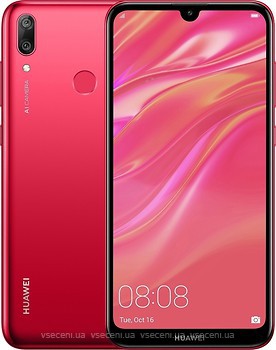 Фото Huawei Y7 (2019) 3/32Gb Coral Red