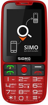 Фото Sigma Mobile Comfort 50 Elegance 3 Red