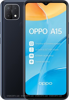 Фото Oppo A15 2/32Gb Dynamic Black