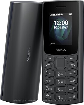 Фото Nokia 105 4G (2023) Single Sim Charcoal