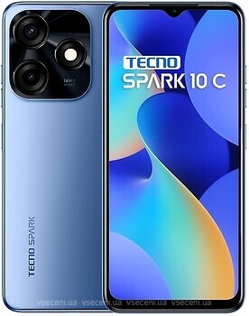 Фото Tecno Spark 10C (KI5m) 4/64Gb Meta Blue