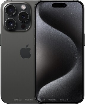 Фото Apple iPhone 15 Pro 256Gb Black Titanium (MTV13)