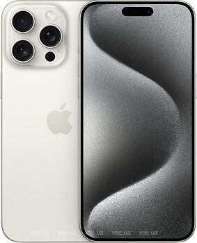 Фото Apple iPhone 15 Pro Max 512Gb White Titanium (MU7D3)