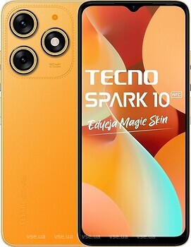 Фото Tecno Spark 10 (KI5q) 8/128Gb Magic Skin Orange