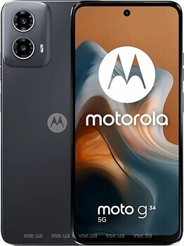 Фото Motorola Moto G34 5G 4/128Gb Charcoal Black