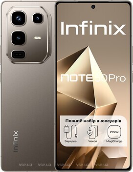 Фото Infinix Note 50 Pro 4G 12/256Gb Titanium Grey