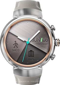Фото ASUS ZenWatch 3 Silver Leather Beige (WI503Q-SC-LB)