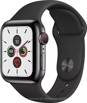 Фото Apple Watch Series 5 40mm Space Black (MWWW2)