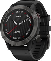 Фото Garmin Fenix 6 Pro Sapphire Carbon Gray DLC with Black Band