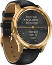 Фото Garmin Vivomove Luxe 24K Gold PVD Stainless Steel Case with Black Embossed Italian Leather Band