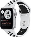 Фото Apple Watch Nike Series 6 GPS 44mm Silver Aluminum Case with Pure Platinum/Black Nike Sport Band (MG293)